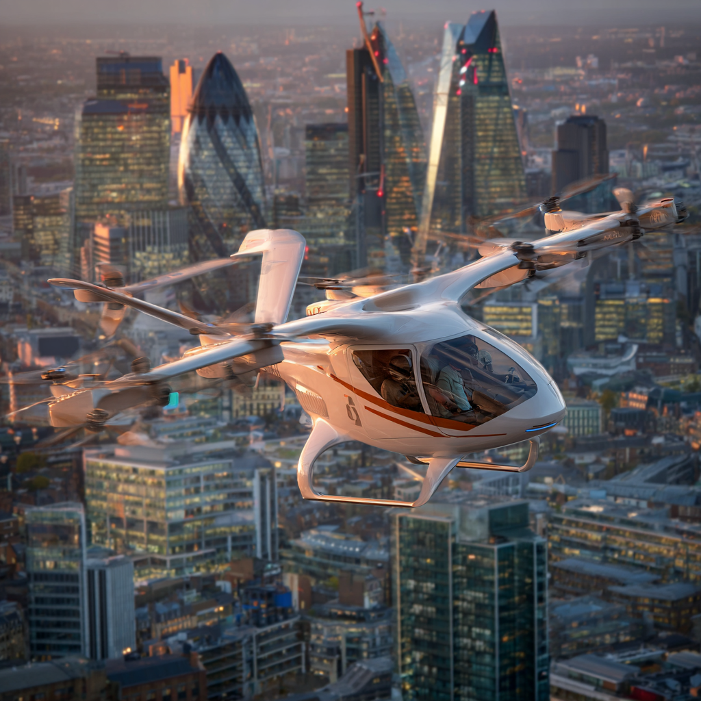 Urban Air Transport vehicle with Rim Thrust propulsion system